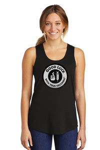 Good Luck with Your Vaccines! Racerback Tank