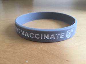"Do Not Vaccinate" Medical Bracelet